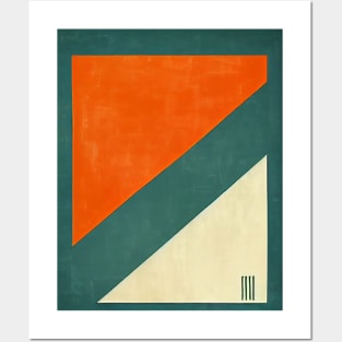 Orange meets Beige Posters and Art